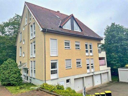 Ansicht Haus mit Tiefgaragen