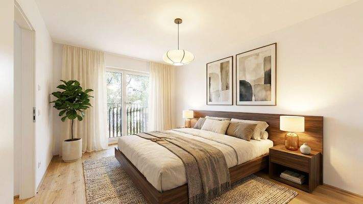 Schlafzimmer - staging