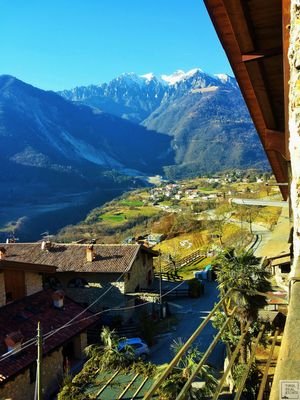 Ausblick Balkon