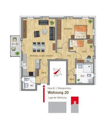 R 20 Grundriss Haus B