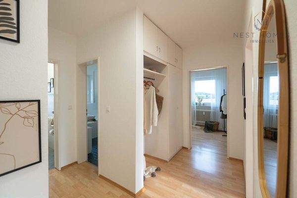 Flur Eingangsperspektive