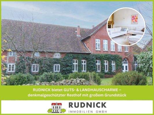 RUDNICK bietet GUTS- & LANDHAUSCHARME 