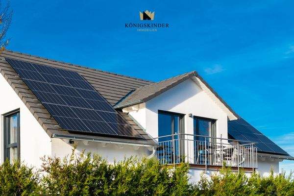 Dach mit Photovoltaik