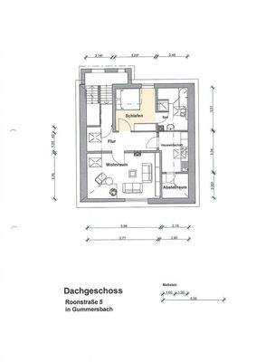 Dachgeschoß Grundriss
