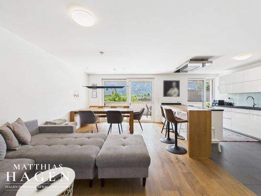 Wohnbereich und Küche