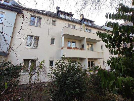 Rückseite der Liegenschaft