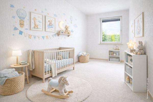 Ziehen Sie mit Baby ein, könnte es so aussehen ...