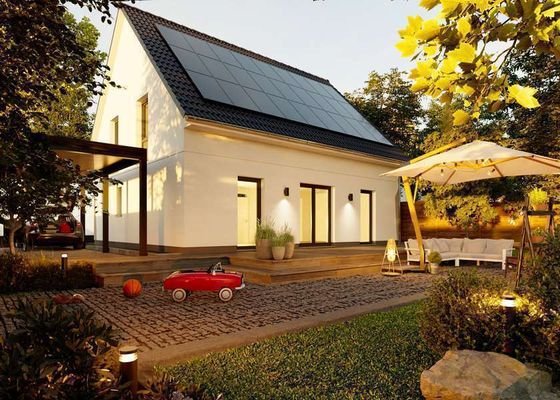 Edition Clever Gartenansicht mit PV