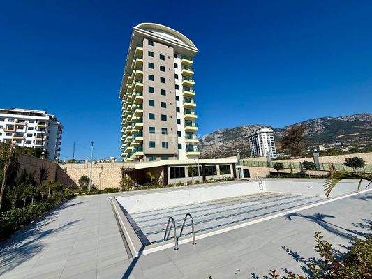Sea Views Apartments in a Complex in Alanya