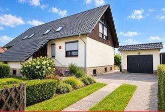 Sonniges Einfamilienhaus mit gepflegtem Garten