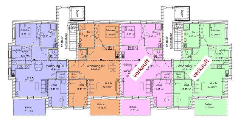 Grundriss Obergeschoss