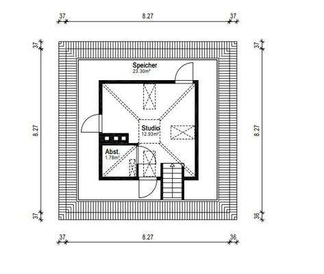 Grundriss Dachgeschoss 28.04.2022