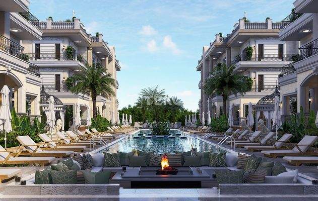 Apartments in Complex with Pool Near the Beach in İskele