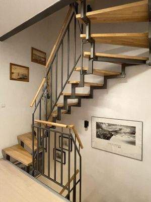 Treppe zum Spitzboden