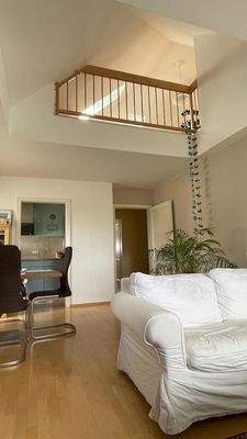 Blick hoch ins Studio