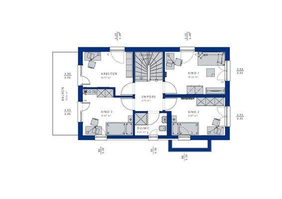 Obergeschoss veränderbar