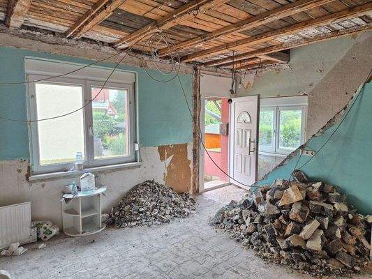 EG Zimmer 1 mit Haustür