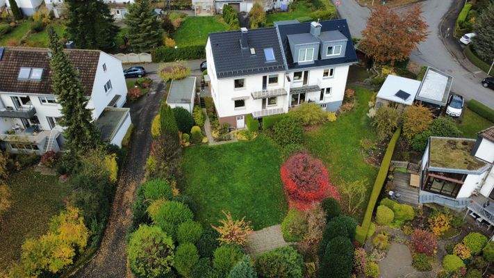 Ansicht Gebäude Garten 