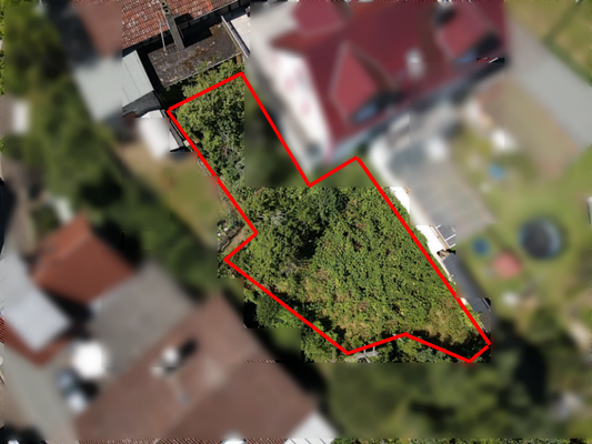 Vogelperspektive Garten