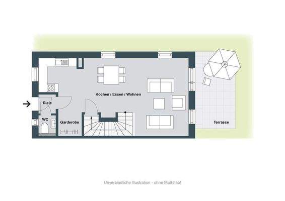 Grundriss Erdgeschoss