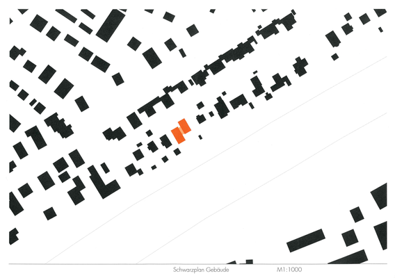 Schwarzplan Gebäude