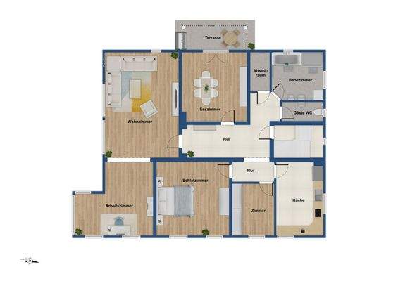 Grundriss 1. Obergeschoss