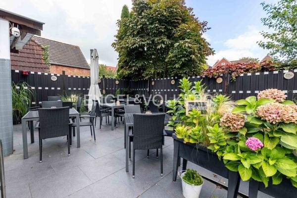 Terrassenbereich für die Gäste