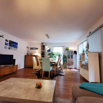 Blick vom Wohnbereich in Richtung Essen