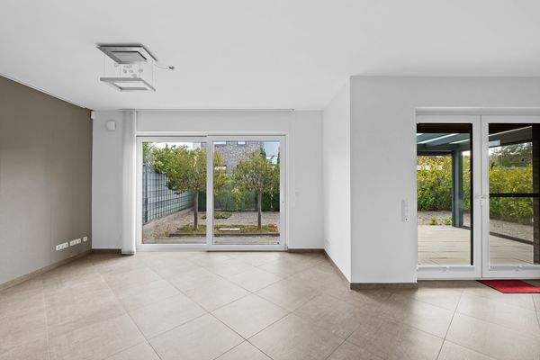 Heller, offener Wohnbereich