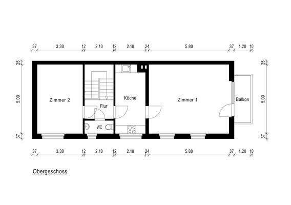 Hinterhaus Obergeschoss