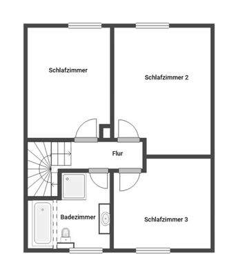 Grundriss Skizze 1. OG