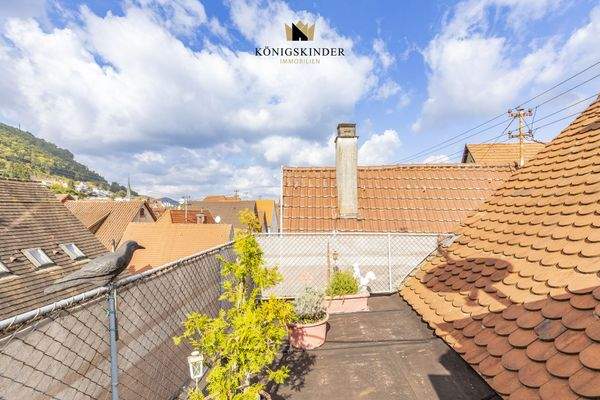 Aussicht Dachterrasse mit Zugang aus Haus 21 & Haus 23