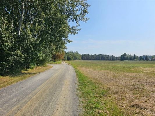 Waldweg, beginnend am Grundstück