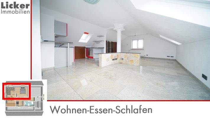 Wohnen-Essen-Schlafen