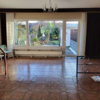 Wohnzimmer Blick in den Garten