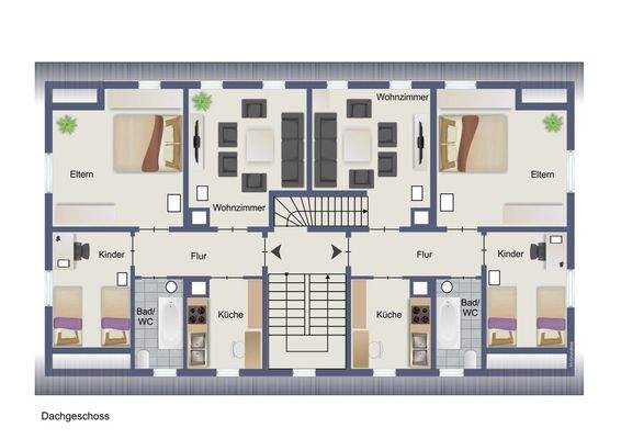 Grundriss Dachgeschoss