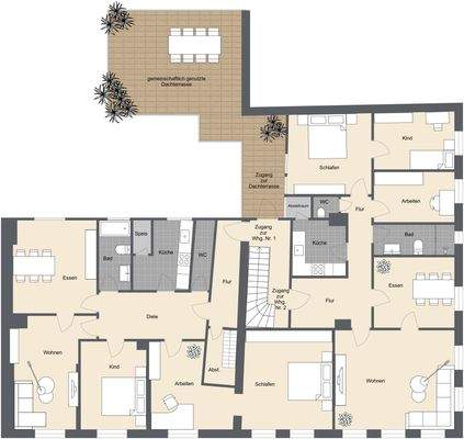 Grundriss 1. Obergeschoss