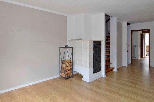 Kaminofen im Wohnzimmer - Erdgeschoss