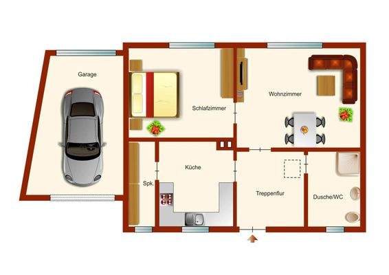 Grundriss EG Nebenha