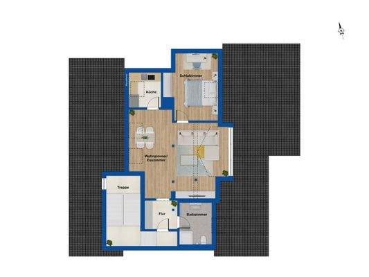 Grundriss Dachgeschoss