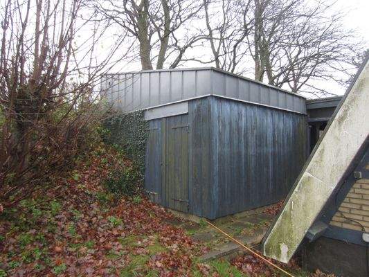 Geräteschuppen Rückseite