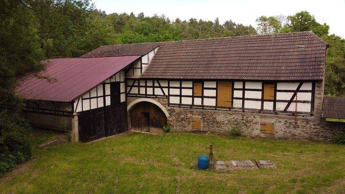 3 Scheune und Stallungen von hinten betrachtet (1)