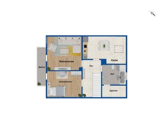 Grundriss Obergeschoss