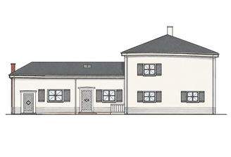 Planung Ansicht Haupthaus