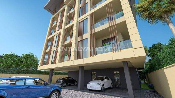Apartments 3 Km from Cleopatra Beach in Alanya