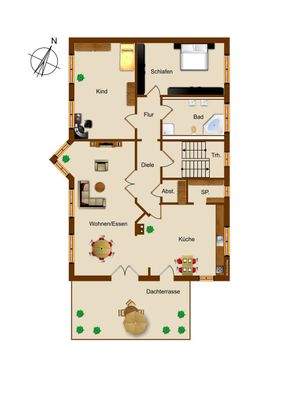 Obergeschoss Grundriss