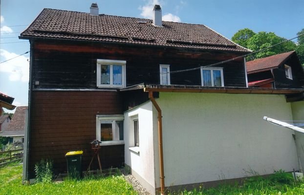 Hintere Ansicht des Wohnhaus - Anbau
