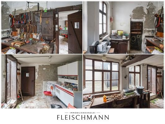 Werkstatt im Innenhof