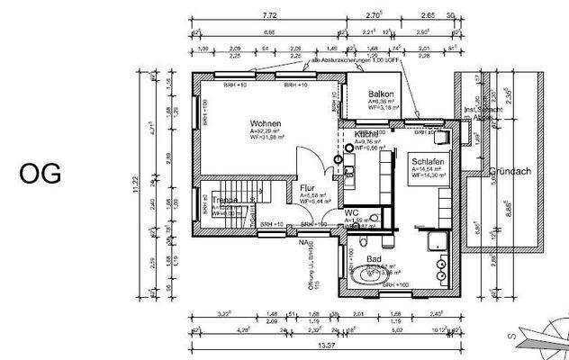 Grundriss Obergeschoss