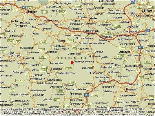 mitten im Thüringer Wald